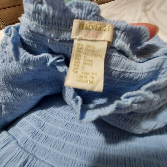 Blue dress with pockets - Picture 3 of 4